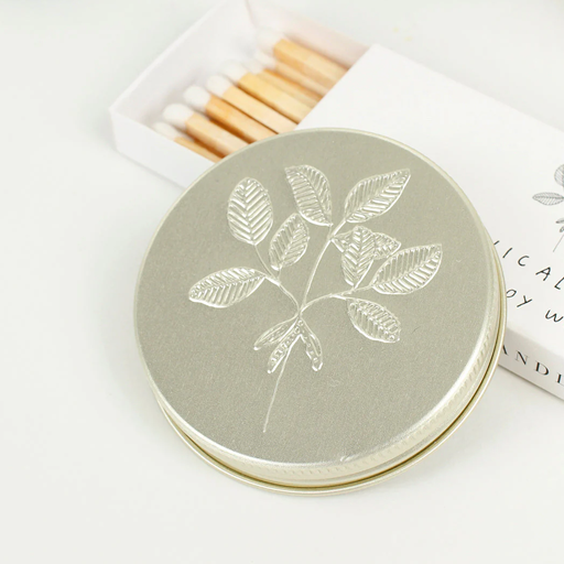 Amber Glass Jar Soy Wax Candle - Tinder Box