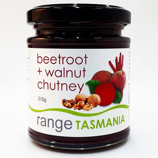 beetroot + walnut chutney