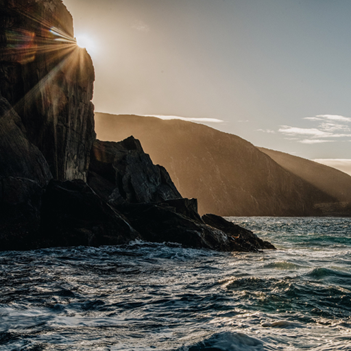 Greeting Card - Tasman Peninsula Waves