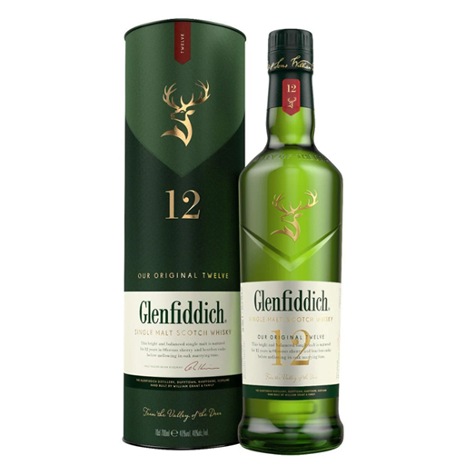 Glenfiddich 12 Year Old Single Malt Scotch Whisky