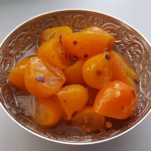 Sweet chilli cumquats