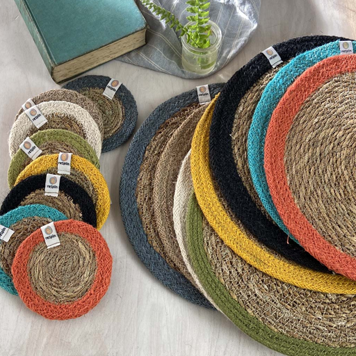 Seagrass & Jute Coaster