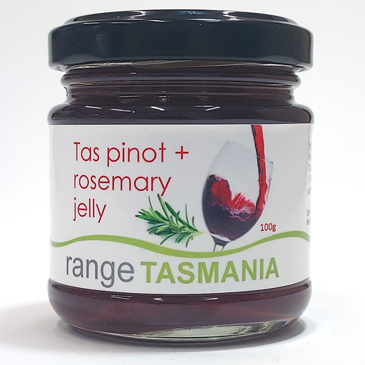 Tas pinot + rosemary jelly