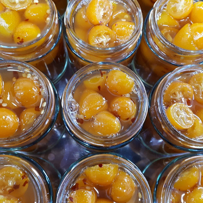 Sweet chilli cumquats